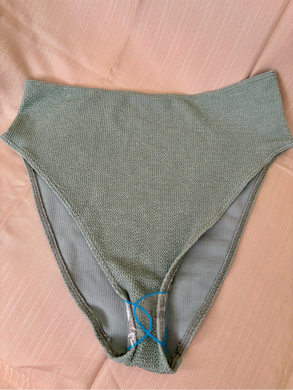 ASOS Sage Green High Waist Bikini Bottoms